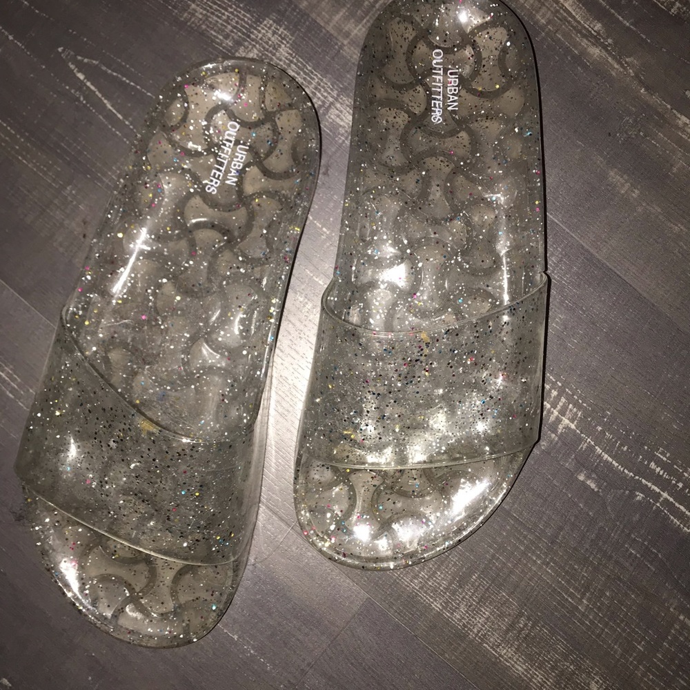 Glitter slippers